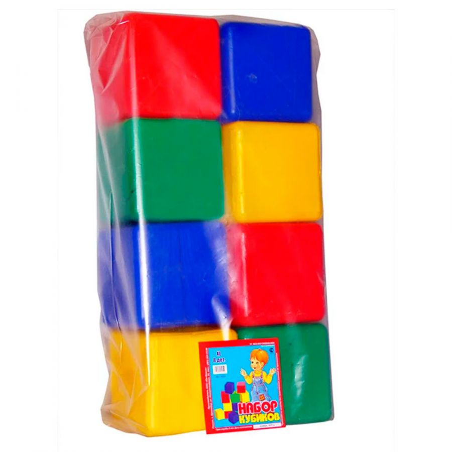 Набор Кубики" XL 8 деталей