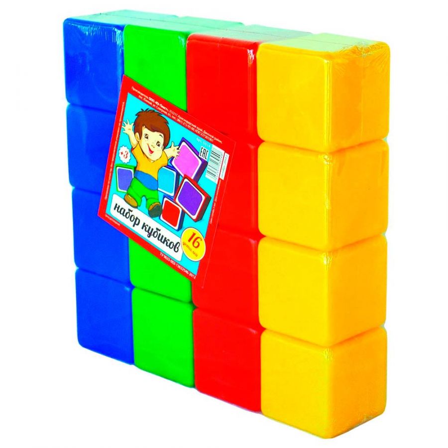 Набор "Кубики" 16 деталей
