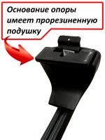 Багажник на крышу Honda Stepwgn (4G) (2017-2021), ЕД, стальные прямоугольные дуги