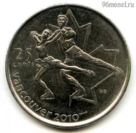 Канада 25 центов 2008