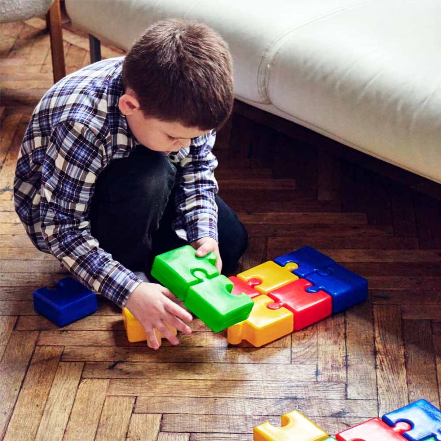 Конструктор "Строитель" (пазлы 8 деталей)