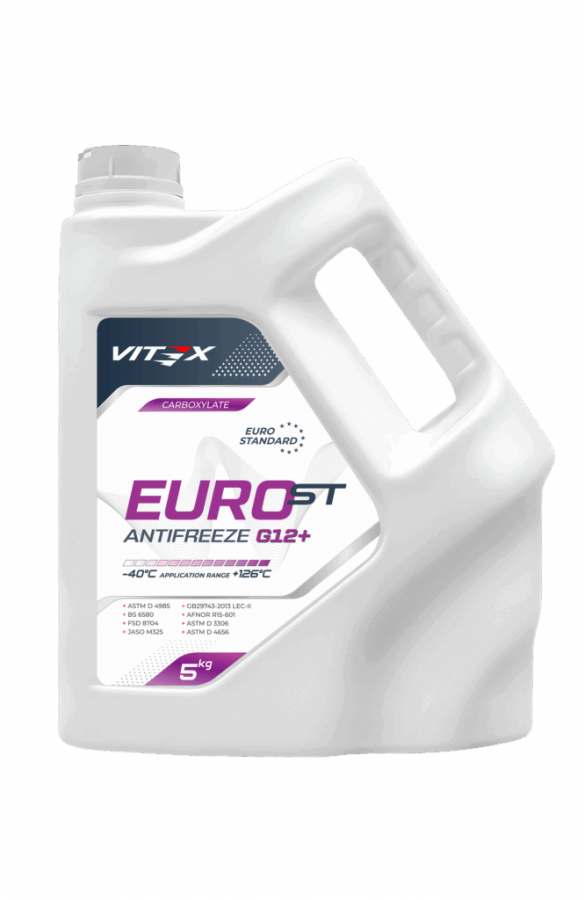 Антифриз Vitex G 12+ EURO ST, 5кг