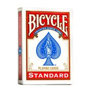Карты Bicycle Standard с белой окантовкой КРАСНЫЕ