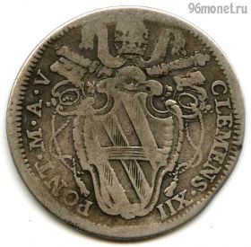 Папская область 1 тестон 1734 (V)