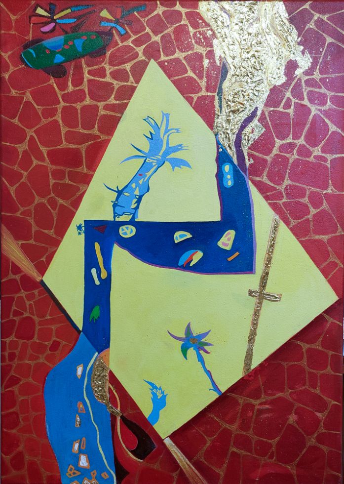 интерьерная картина "Сад расходящихся тропок"