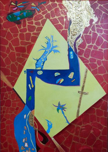 интерьерная картина "Сад расходящихся тропок"