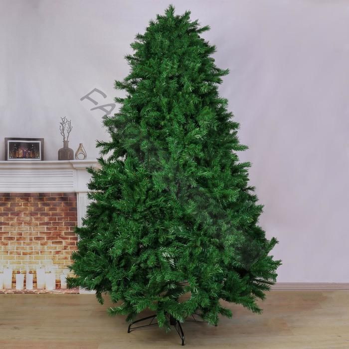 Искусственная ёлка «Зимнее волшебство. Сибирская», 225 см, d нижнего яруса 140 см, 2068 ПВХ веток шарнирные