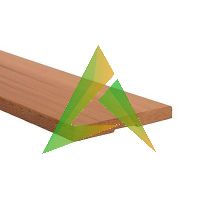 Наличник из канадского кедра 70*12 мм