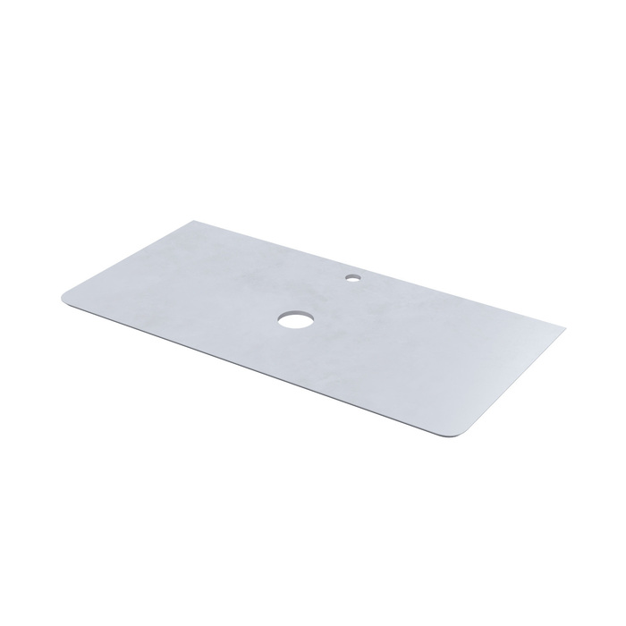 Столешница, керамогранит, 100 см, cветло-серый бетон, Optima Home, IDDIS, OPH10W0i89