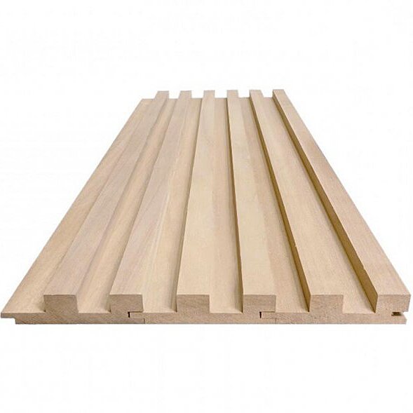 Вагонка из Ольхи реечный профиль 15*80 мм Экстра