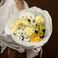 Сборный букет "Солнечный лимонный "