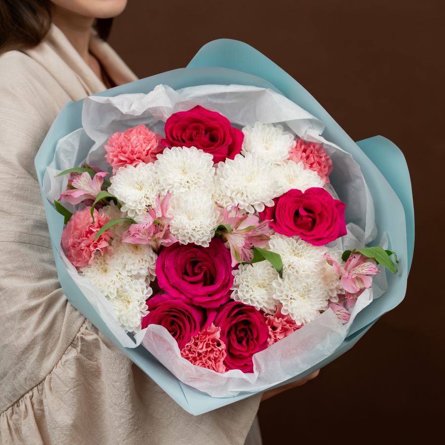 Букет Малиновый коктейль