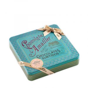 Шоколадные конфеты ассорти в жестяной банке Chocolate Amatller 244 г Испания