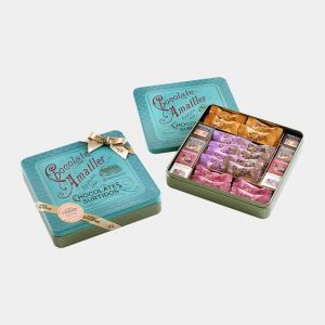 Шоколадные конфеты ассорти в жестяной банке Chocolate Amatller 244 г Испания