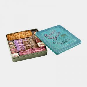 Шоколадные конфеты ассорти в жестяной банке Chocolate Amatller 244 г Испания
