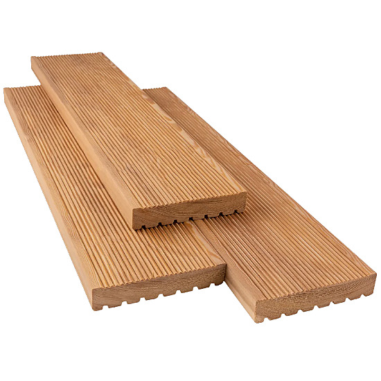 Террасная доска из лиственницы 27*140 мм сорт: Экстра