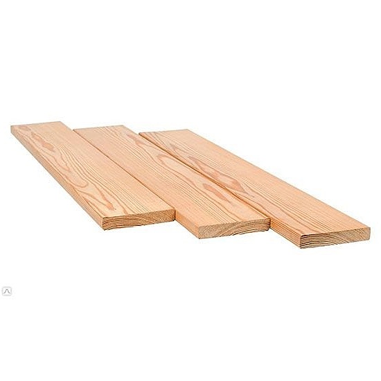 Планкен прямой из лиственницы 20*120 мм сорт: Экстра