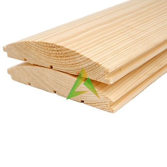 Блок хаус из Ангарской сосны 140*33 мм сорт: Б