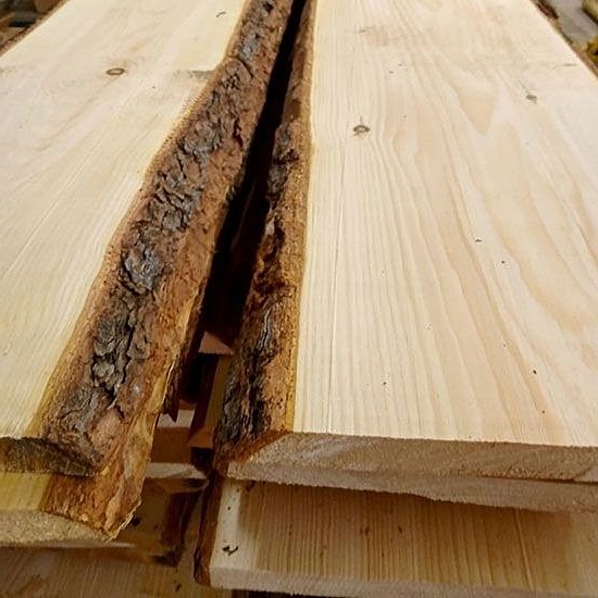 Необрезная доска из сибирского кедра сухая 50*250-500*6000 мм