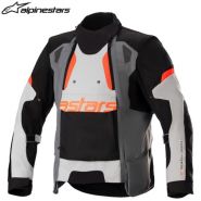 Мотокуртка Alpinestars Halo Drystar, серая с оранжевым