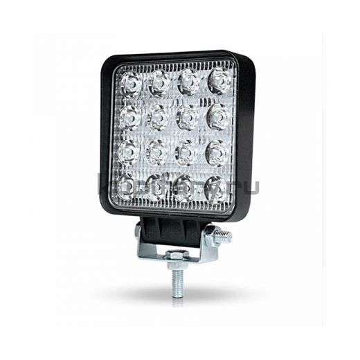 Светодиодная фара 48 Ватт квадратная 25 мм FR1624