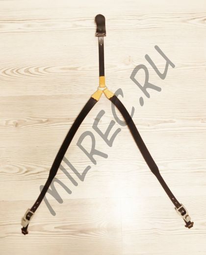 Y-портупея люфтваффе либо кавалерия (качественная реплика) черная кожа