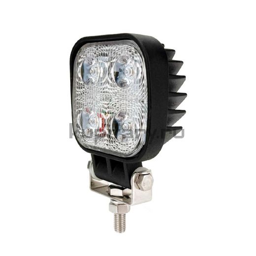 Светодиодная фара 12 Ватт ближнего света квадратная 10-36V KARAVAN