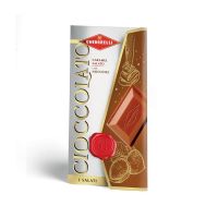 Шоколад белый с соленой карамелью и фундуком, Condorelli, 100 г, Tavoletta di cioccolato bianco al caramello salato e nocciole 100 g