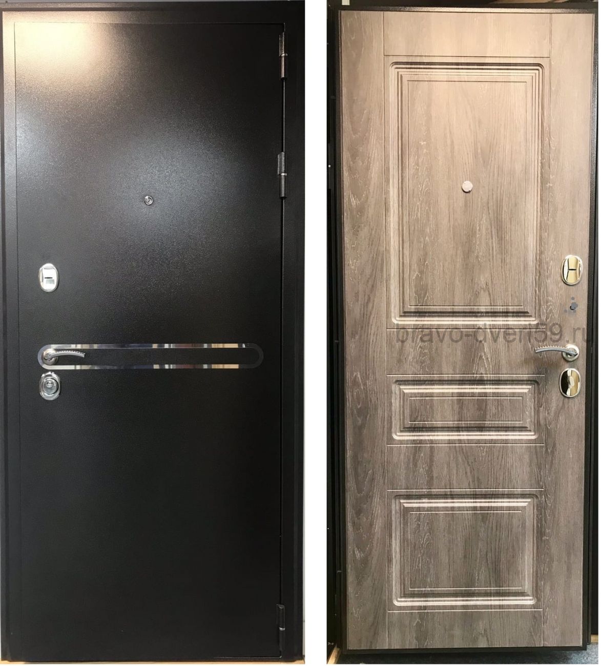 Входная дверь 3К Броня Pro Дуб шале серый Повышенная шумоизоляция, взломостойкость