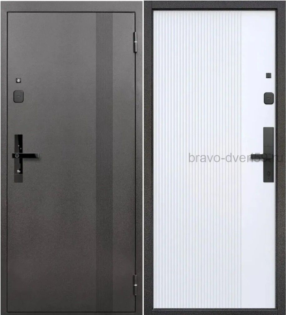 Дверь входная С УМНЫМ ЗАМКОМ Е-ТАЙГА 9 PRO ВЕРТИКАЛЬ