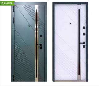 Айра PRO с зеркальной вставкой  Входная дверь