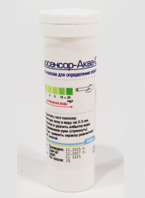 Тест-полоски на хлор в воде (1 уп.-100 тестов)