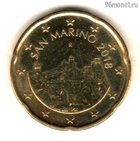 Сан-Марино 20 евроцентов 2018