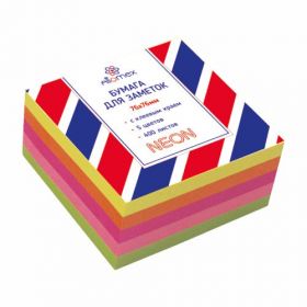 Блок самокл 76*76мм 400л Attomex 5цв неон