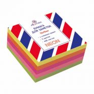 Блок самокл 76*76мм 400л Attomex 5цв неон