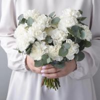 Букет Невесты № 69 с диантусами