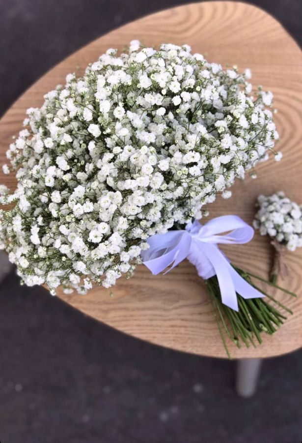 Букет Невесты из гипсофилы
