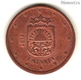 Латвия 5 евроцентов 2014
