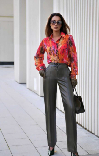 Брюки теплые женские 51347