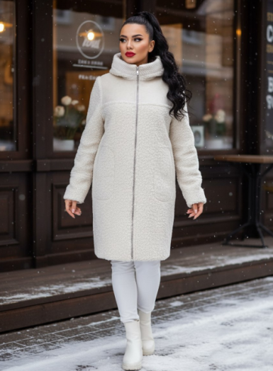 Дубленка двусторонняя женская ​​​51362