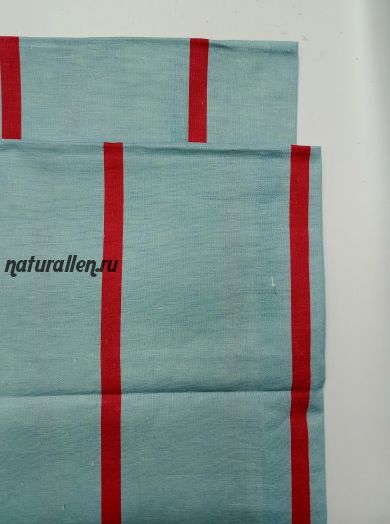 Наволочки "Красная полоса" лен 100% (60/40 см)