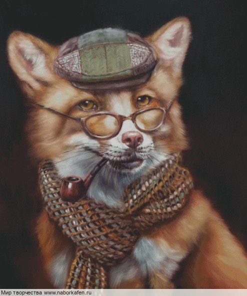 Набор для вышивания "Лис Шерлок"