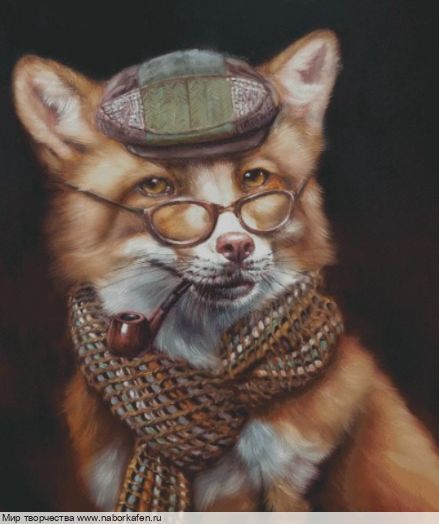 Набор для вышивания "Лис Шерлок"