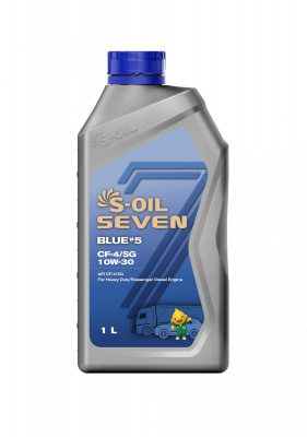 S-OIL 7 BLUE #5 CF-4/SG 10W-30, 1л