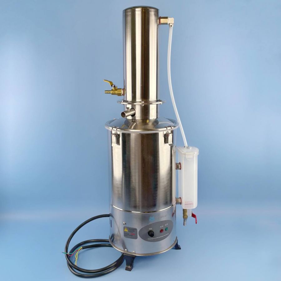 Электрический аквадистиллятор Labdevices-10LIII на 10 литров, с защитой от перегрева