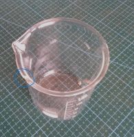 Уценка: Стакан лабораторный низкий Labdevices Н-1-150, 150 мл, стекло Boro 3.3, градуированный, скол