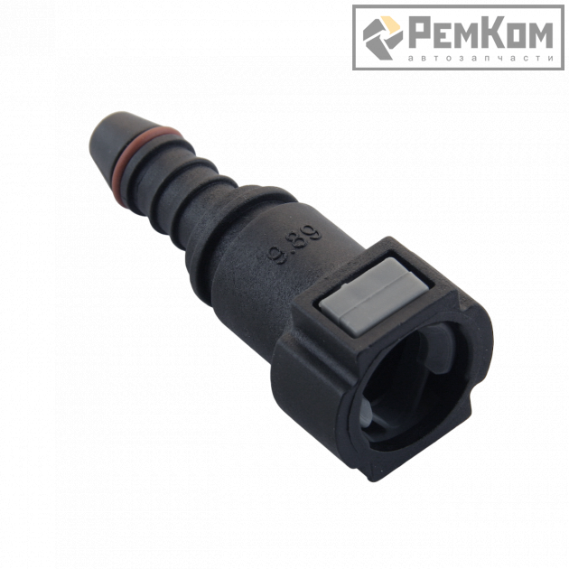 RK01338 * Штуцер топливной трубки быстросъемный D=9.89 мм (прямой) универсальный для дизельных а/м