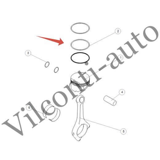 КОМПЛЕКТ ПОРШНЕВЫХ КОЛЕЦ TANK 500 1004900XEZ01 100% ОРИГИНАЛ