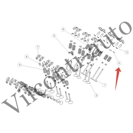 ПРУЖИНА СЕДЛА КЛАПАНА TANK 500 1007013XEB03 100% ОРИГИНАЛ