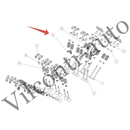 КОЛПАЧЕК МАСЛОСЪЕМНЫЙ TANK 500 1007100AEC01 100% ОРИГИНАЛ